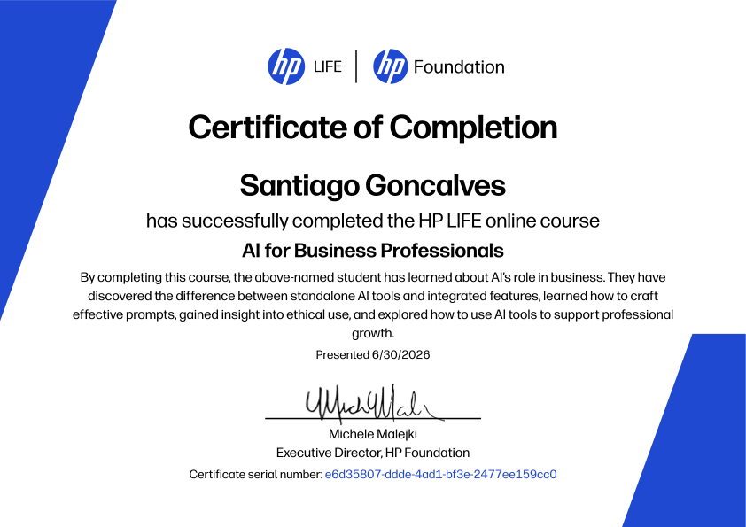 AI for Business Professionals