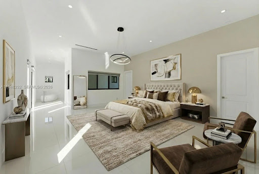 Furnished lounge room